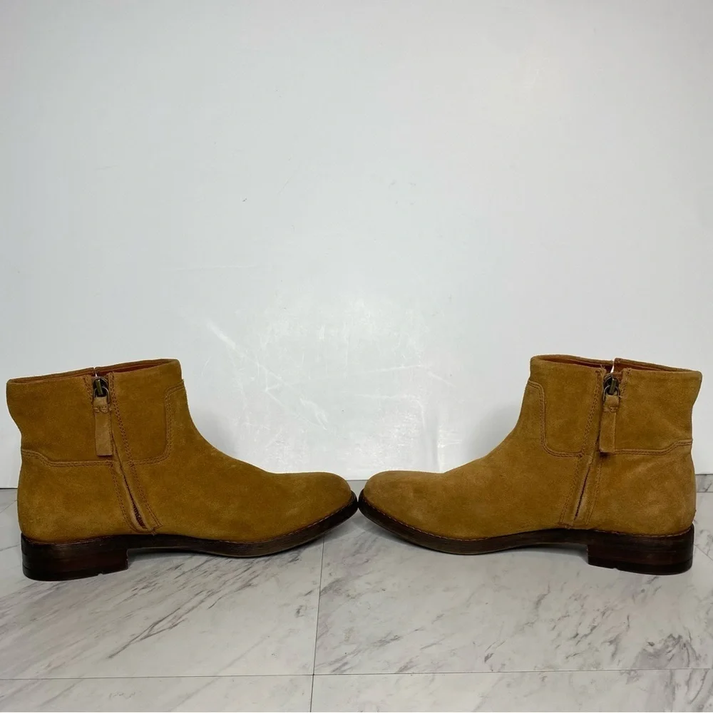 Franco Sarto Malina Brown Suede Bootie 8M